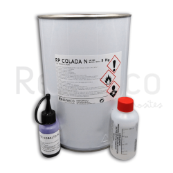 RESINA POLIESTER COLADA CON CARGA