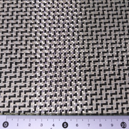 FIBRA DE CARBONI-ARAMIDA 165GR 120CM 1M2 (KEVLAR)