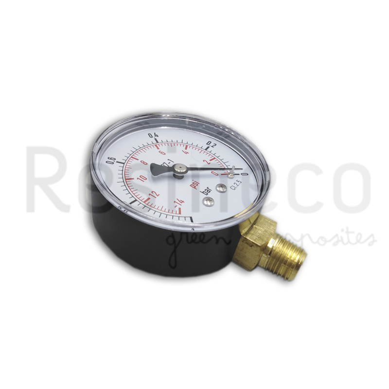RADIAL VACUOMETER 1/4 "63MM -1 BAR