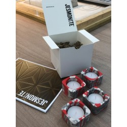 "Entra i Crea" - Portaespelmes en Jesmonite