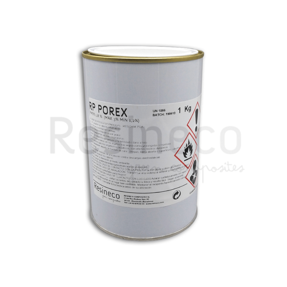 RESINA POLIESTER PARA POREX