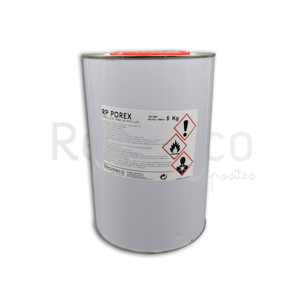 RESINA POLIESTER PER POREX