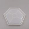 MOLDE SILICONA - BANDEJA hexagonal 10 cm