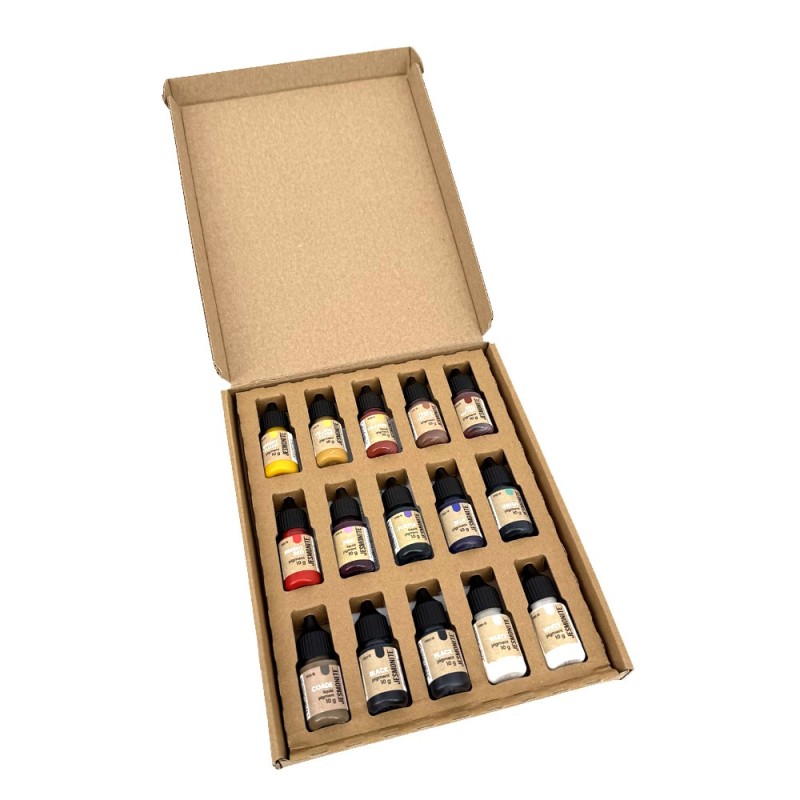 SET DE PIGMENTS JESMONITE 15X10GR