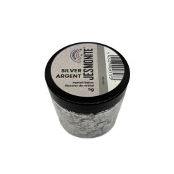 Silver Metal Flakes for Jesmonite 5gr