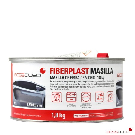 Masilla FIBERPLAST Fibra de vidre 1,8 kg